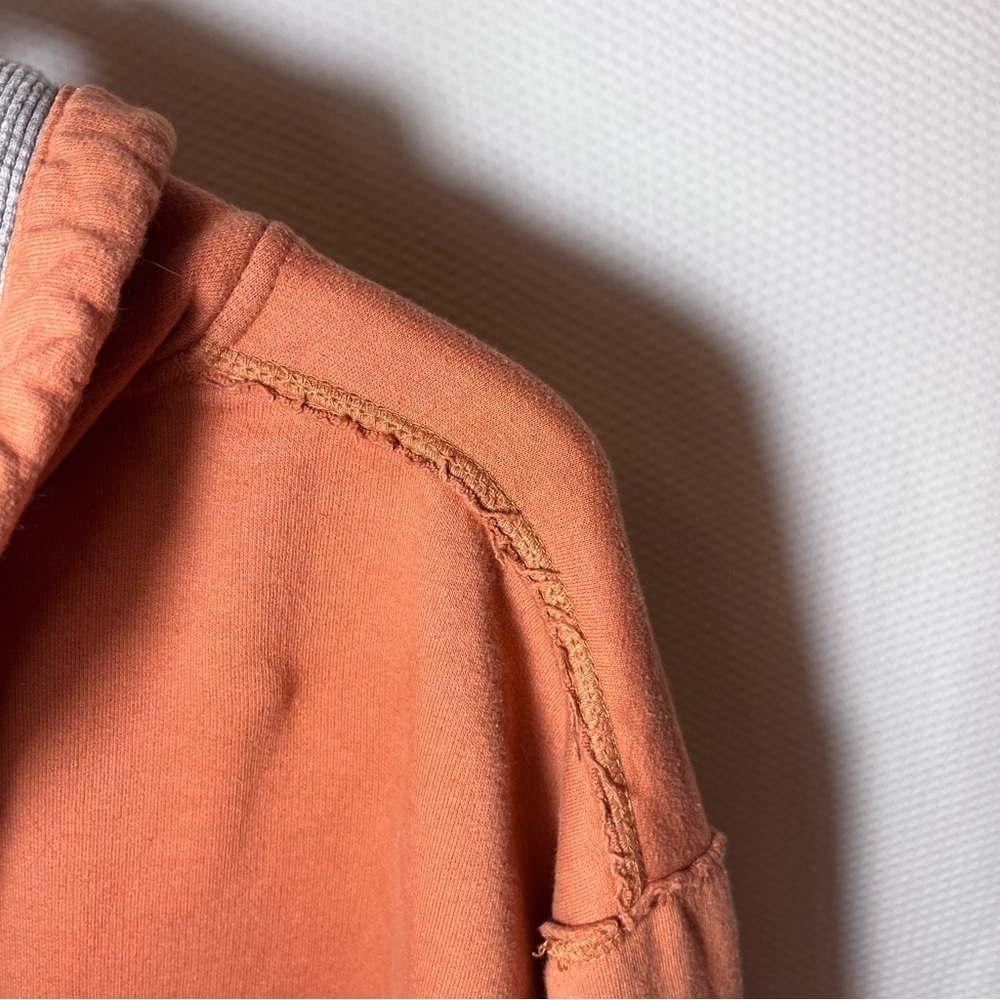 Disney Parks Grizzly Peak River Rafting Co Orange 1/4 Zip Hoodie Pullover Large - Picture 8 of 11